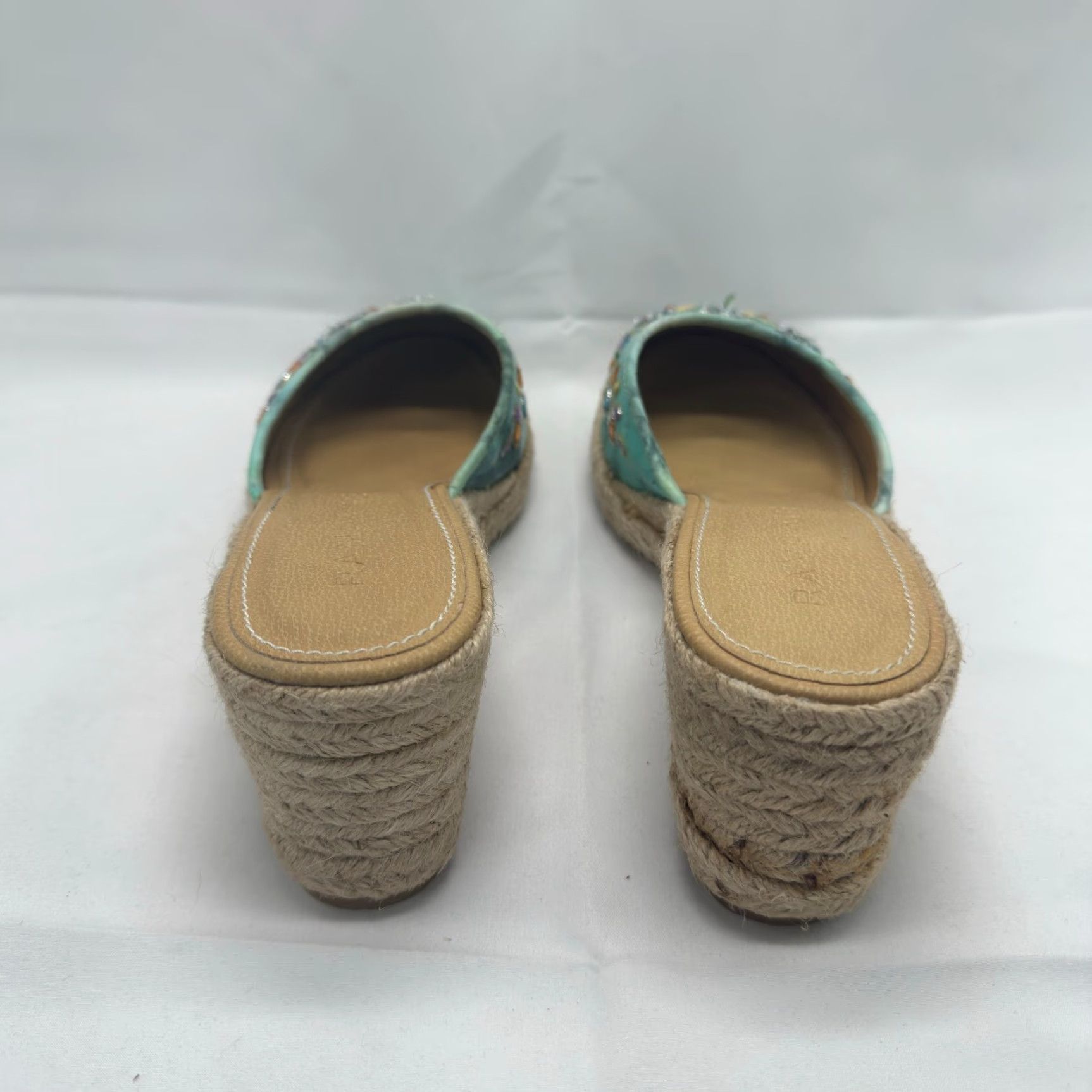 Vintage VINTAGE Rampage Espadrille Sandals 9 Wedge Boho Hippie Grunge Fairy Bohemian Sandals & Flip Flops Womens Size US 9 / IT 39 - 5 Thumbnail