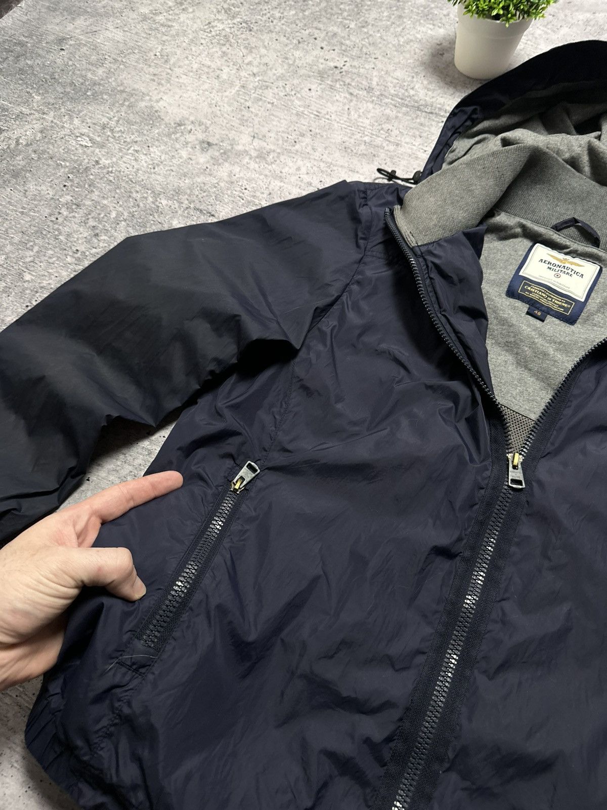 Aeronautica Militare AERONAUTICA MILITARE Pilot Nylon Windbreaker Y2K Army Jacket Size US M / EU 48-50 / 2 - 7 Thumbnail