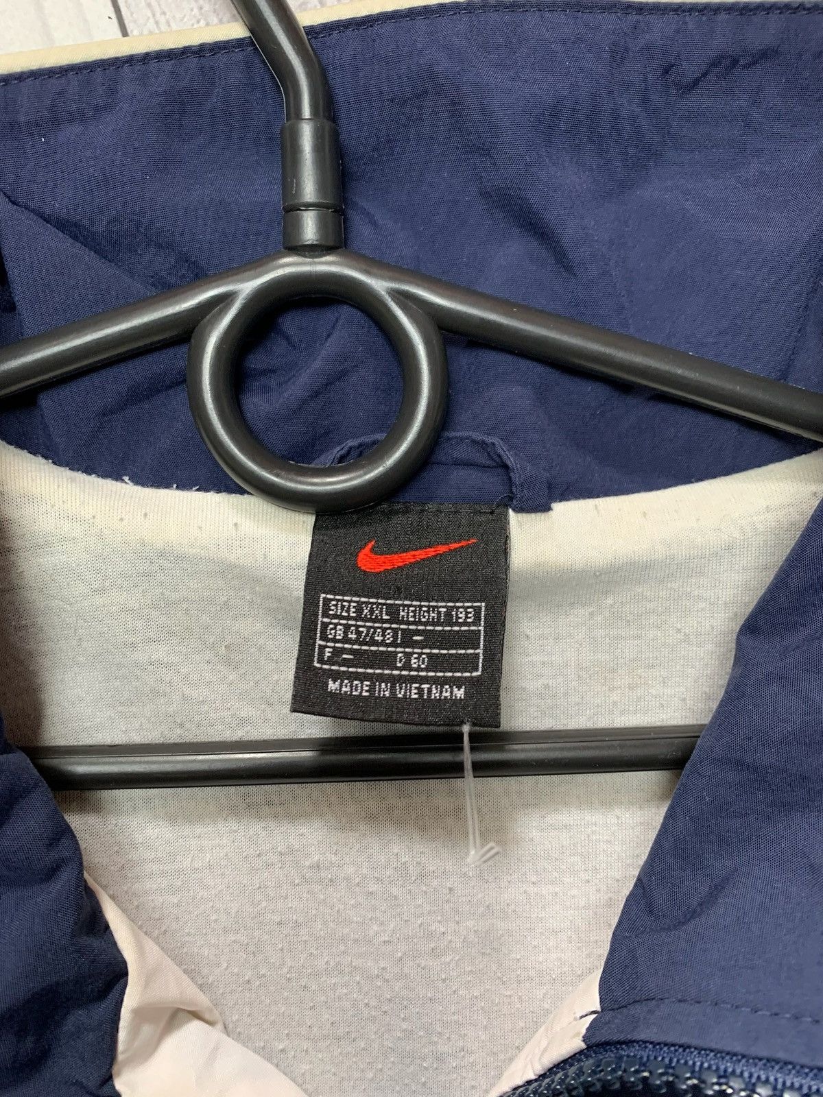 Nike × Vintage Vintage Nike jacket size XXl logo swoosh drill Size US XXL / EU 58 / 5 - 7 Thumbnail