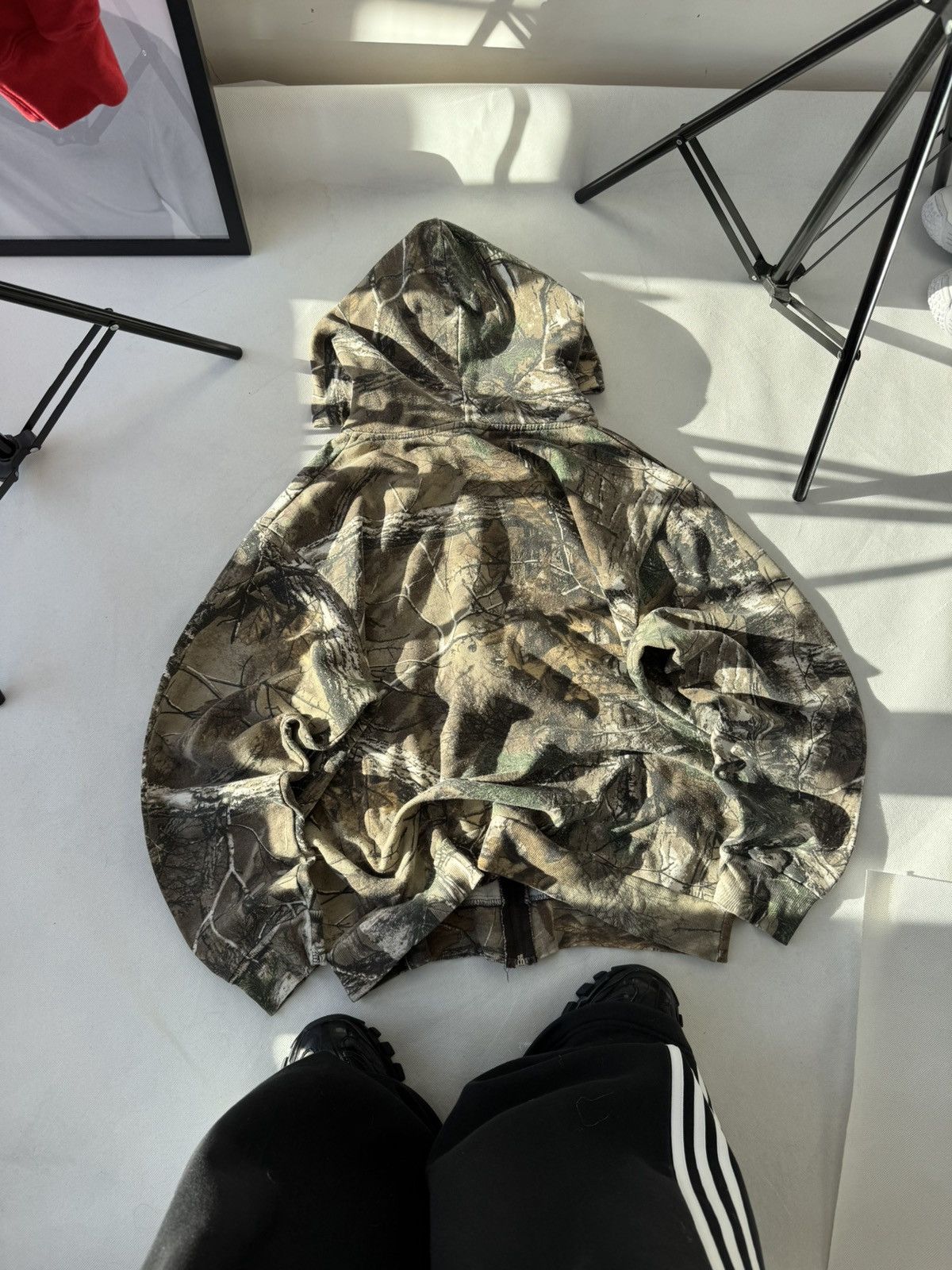 Realtree Vintage Realtree Boxy Fit Camo Zip Up Hoodie Hype Gothic Size US XL / EU 56 / 4 - 6 Thumbnail
