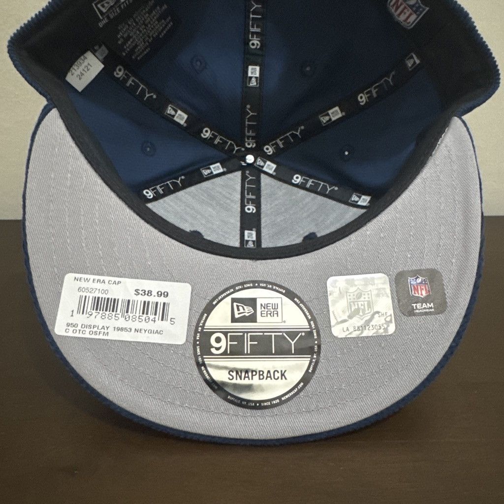NFL × New Era NY Giants corduroy snapback Size ONE SIZE - 6 Thumbnail