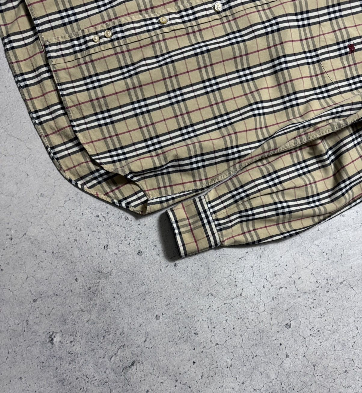 Burberry Burberry London Luxury Button Up Shirt Checked Vintage Size US M / EU 48-50 / 2 - 3 Thumbnail