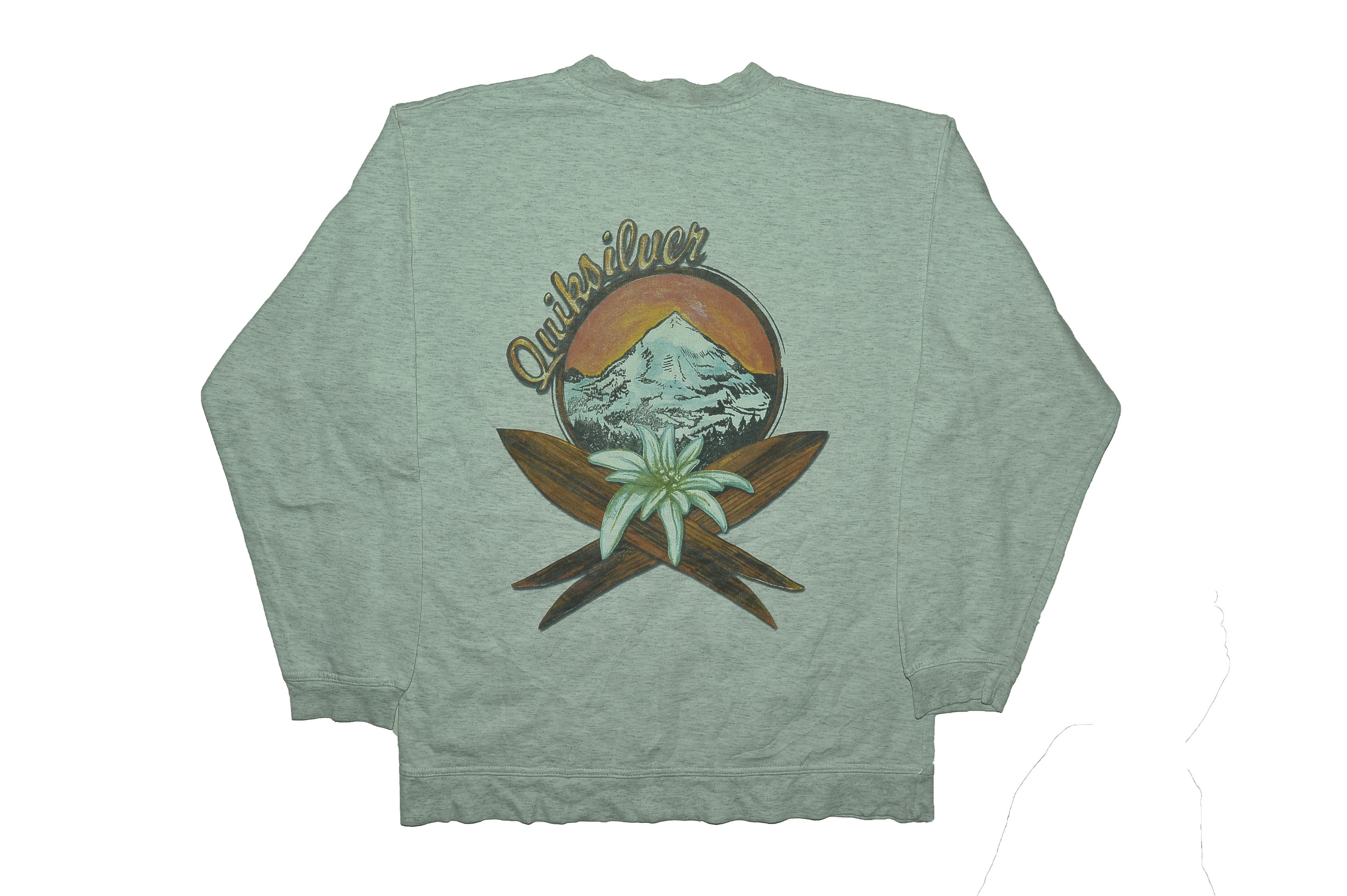 Quiksilver Vintage Quicksilver Surf Sweatshirt Size US M / EU 48-50 / 2 - 2 Thumbnail