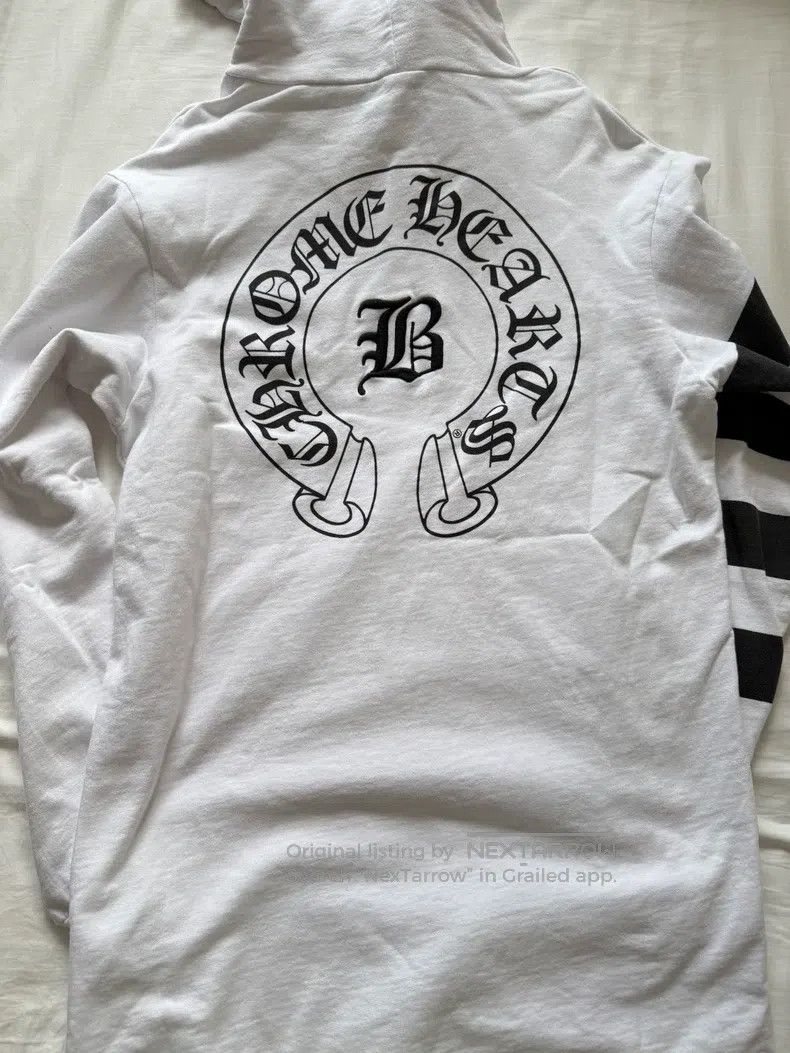 Chrome Hearts Chrome Hearts Size M White bella co-branded hooded sweater Size US M / EU 48-50 / 2 - 2 Thumbnail