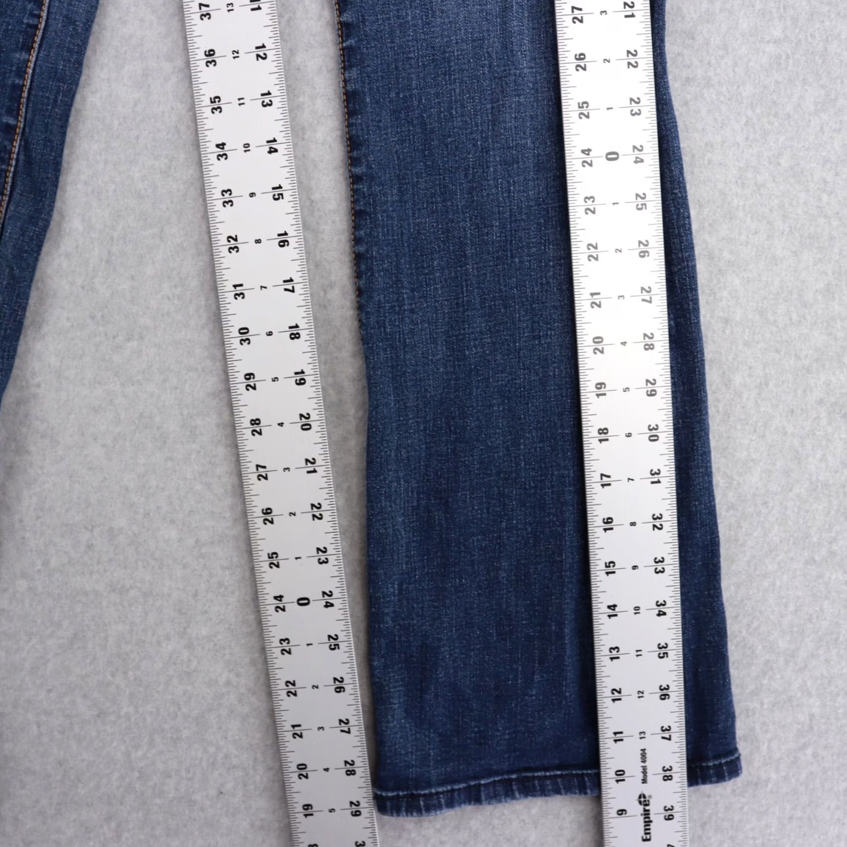 American Eagle Outfitters American Eagle Womens Skinny Jeans Size 8 Blue Super Stretch Original Boot Size 30" / US 8 / IT 44 - 7 Thumbnail