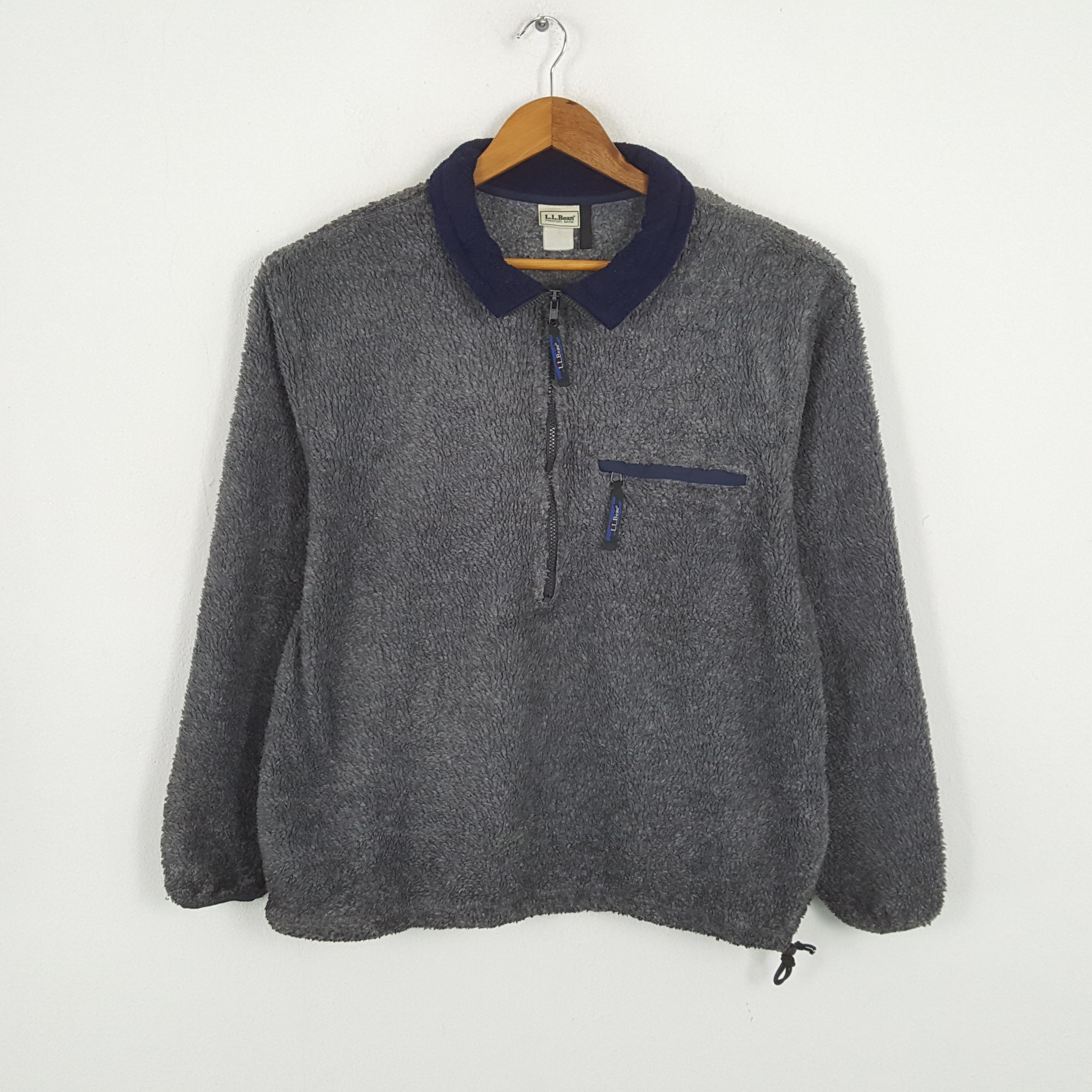 L.L. Bean × Vintage Vintage L.L. BEAN Outdoor Live Style Fleece Sweatshirts Size US XL / EU 56 / 4 - 1 Thumbnail