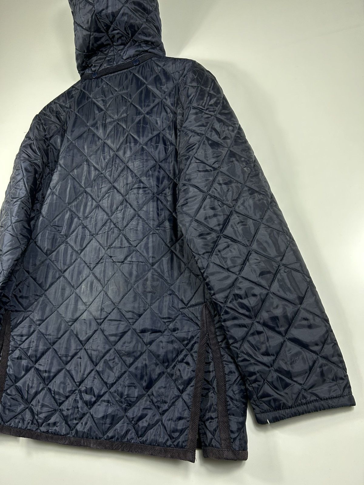 Lavenham × Vintage 🔥Lavenham Hooded Snap Button Quilted Jacket Size US L / EU 52-54 / 3 - 17 Thumbnail