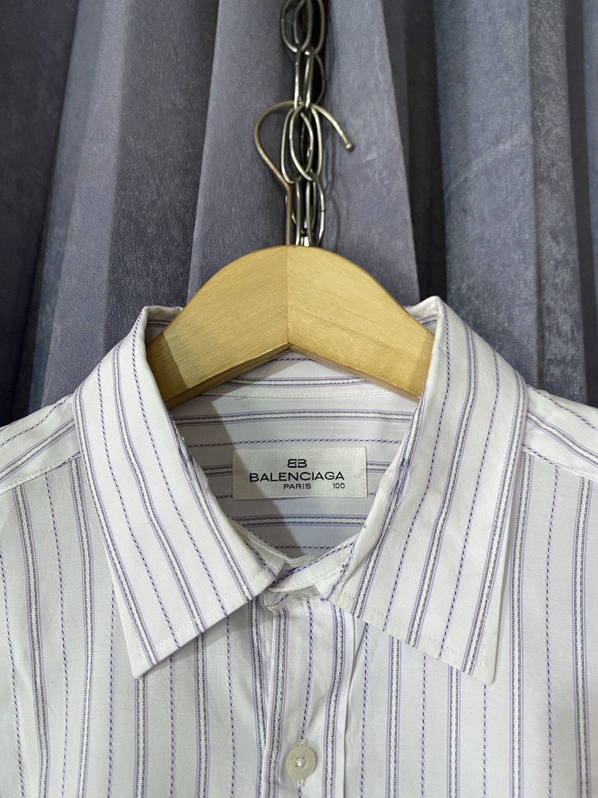 Balenciaga Vintage Balenciaga striped Size US L / EU 52-54 / 3 - 4 Thumbnail
