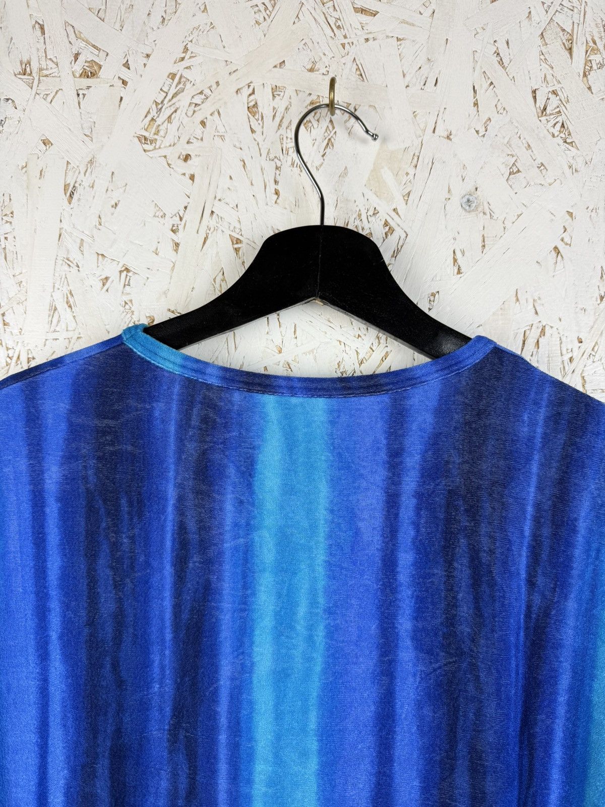 Vivienne Westwood 90s Vintage Vivienne Westwood Ocean Striped Rayon T-Shirt Size US M / EU 48-50 / 2 - 9 Thumbnail