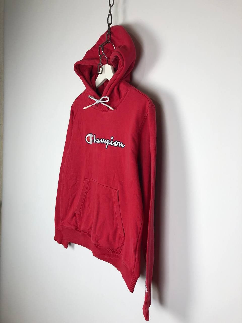 Champion Champion Hoodie Big Center Logo Red size M Size M / US 6-8 / IT 42-44 - 5 Thumbnail