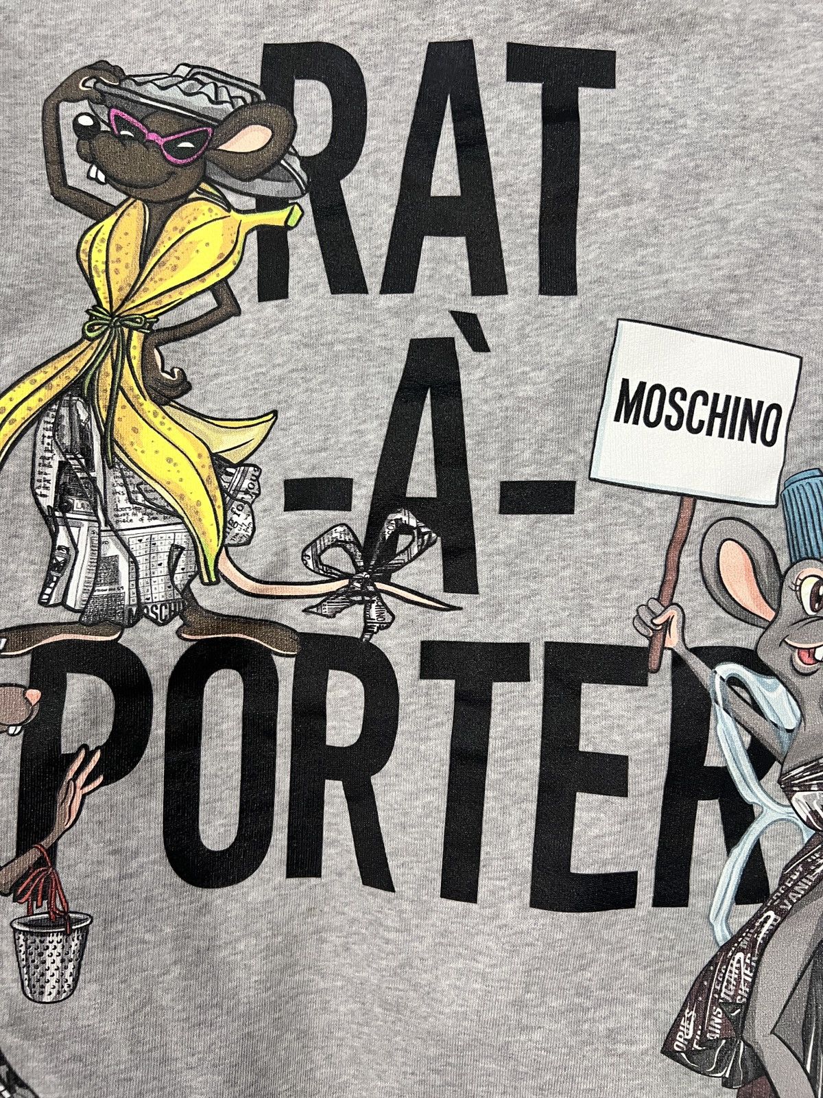 Moschino Moschino by Jeremy Scott Satirical Fashion Rat Graphic Sweat Size US M / EU 48-50 / 2 - 4 Thumbnail