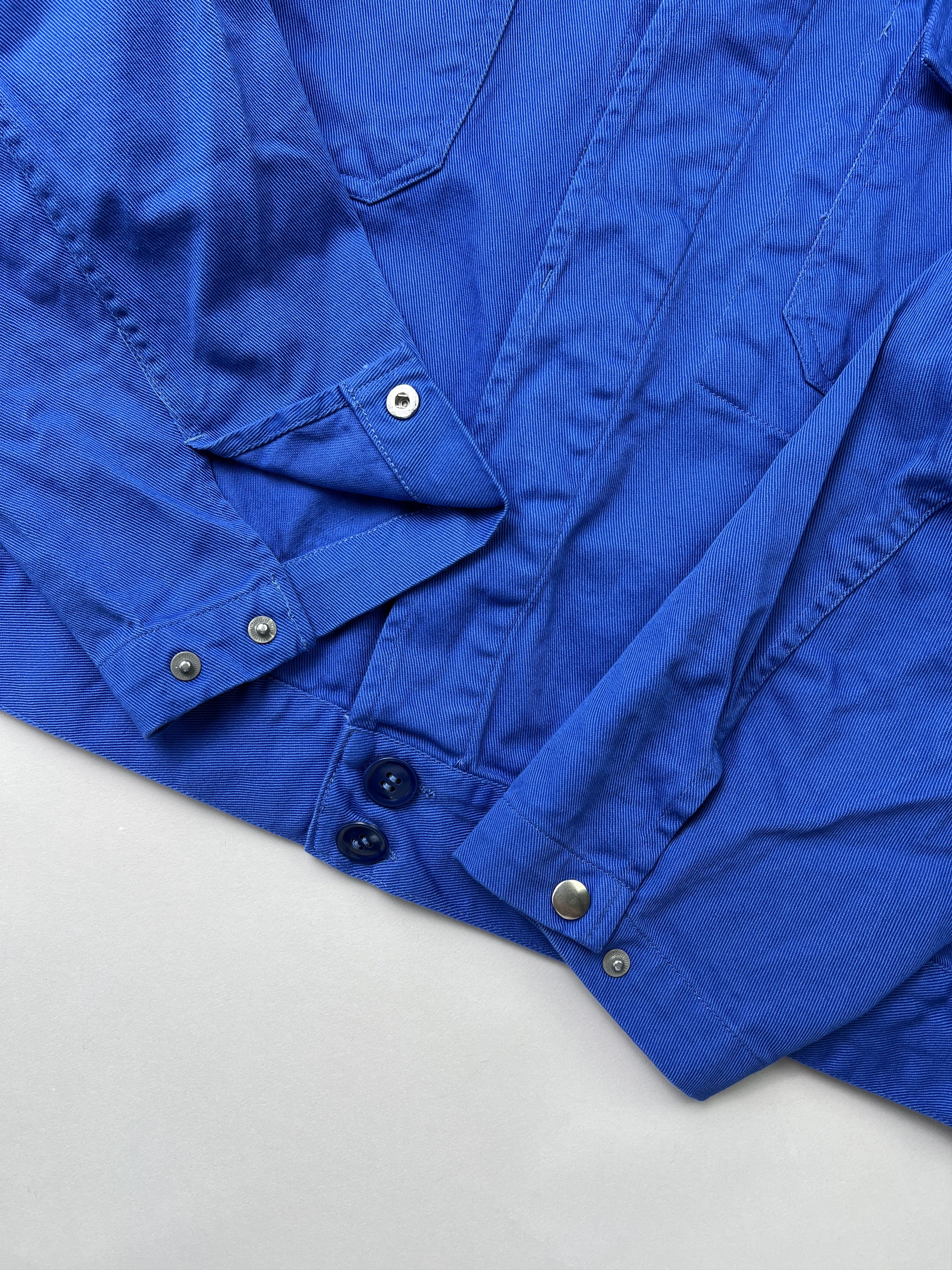 Vintage French Work Short Jacket Vintage Bleu De Travail Size US M / EU 48-50 / 2 - 5 Thumbnail