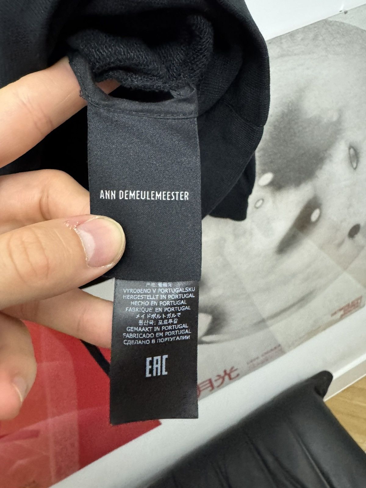 Ann Demeulemeester Ann Demeulemeester "What Remains is Future" Crewneck Rare Size US M / EU 48-50 / 2 - 5 Thumbnail