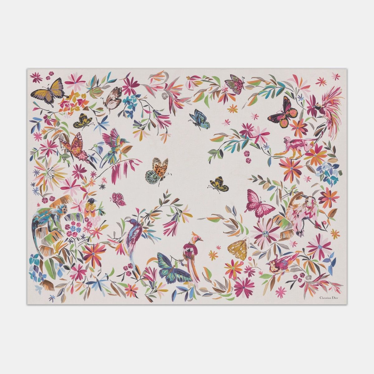 Dior o1bcso1str0226 Size:OS/Jouy Fantastica Sarong in Multicolor Size ONE SIZE - 2 Thumbnail