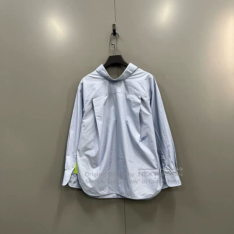 Balenciaga Balenciaga Light blue long sleeve shirt Size XXS / US 00 / IT 34 - 2 Thumbnail