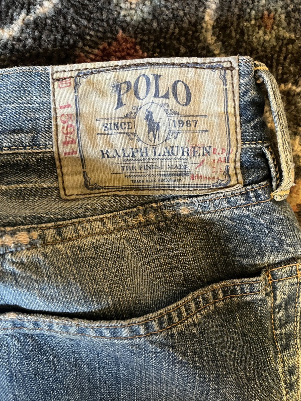 Polo Ralph Lauren × RRL Ralph Lauren Polo Ralph Lauren Patchwork ‘Bobby’ Jean Size US 30 / EU 46 - 3 Thumbnail