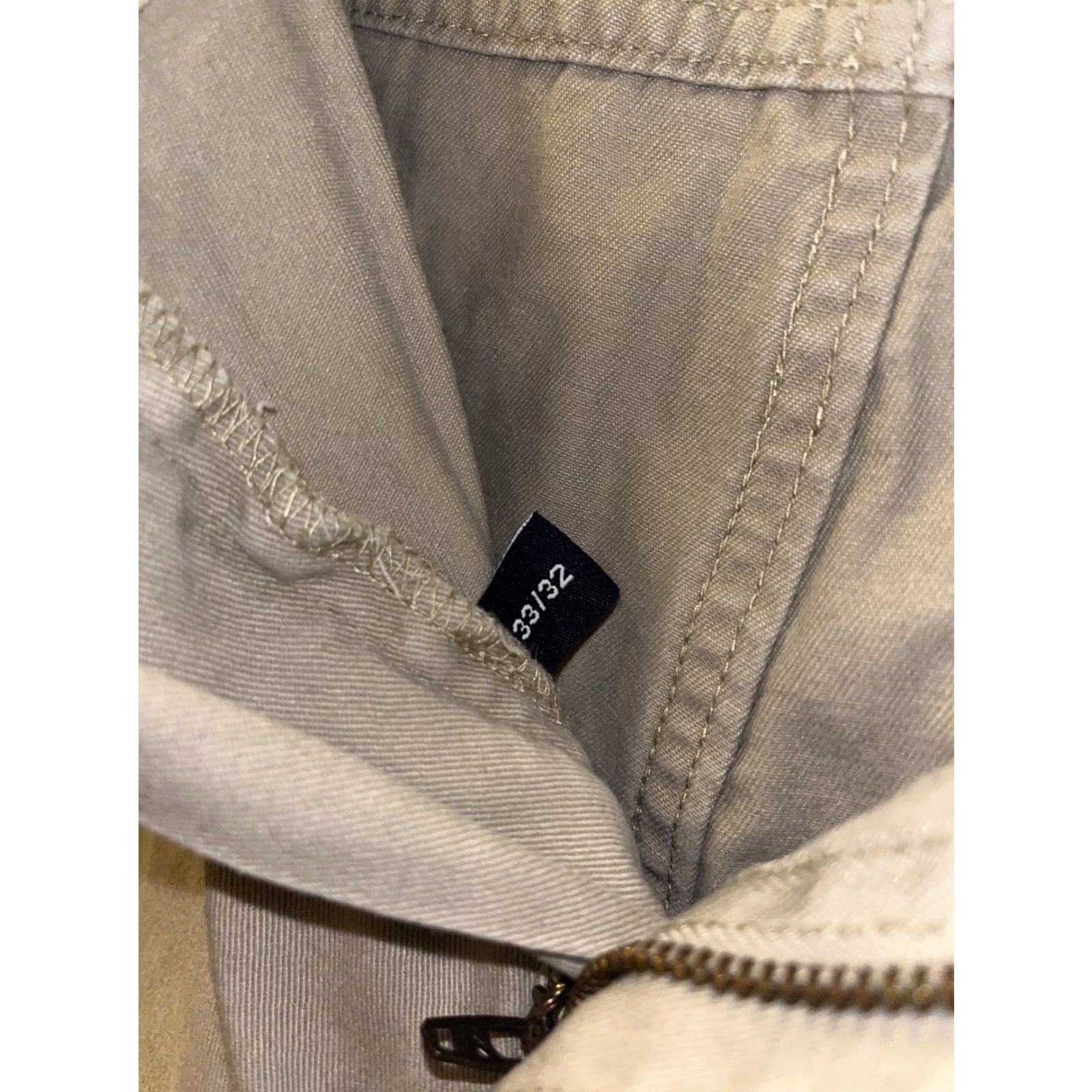Chaps VINTAGE Chaps Mens Pants Flat Front Cotton Khaki Chino 5-Pocket Casual Business 33/32 Size US 33 - 4 Thumbnail