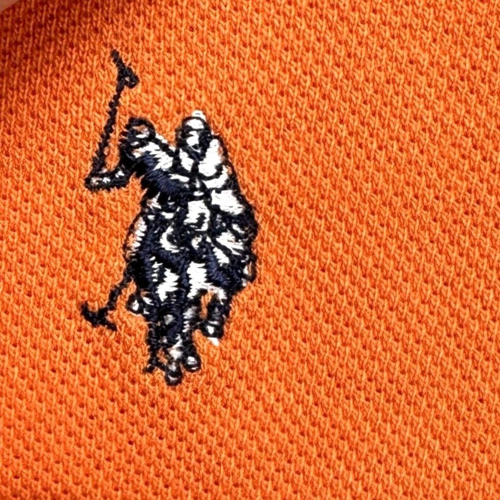 U.S. Polo Assn. U.S Polo Assn. Polo Shirt Mens 2XL Short Sleeve Orange Golf Rugby Casual Clean New with Tags Size US XXL / EU 58 / 5 - 5 Thumbnail