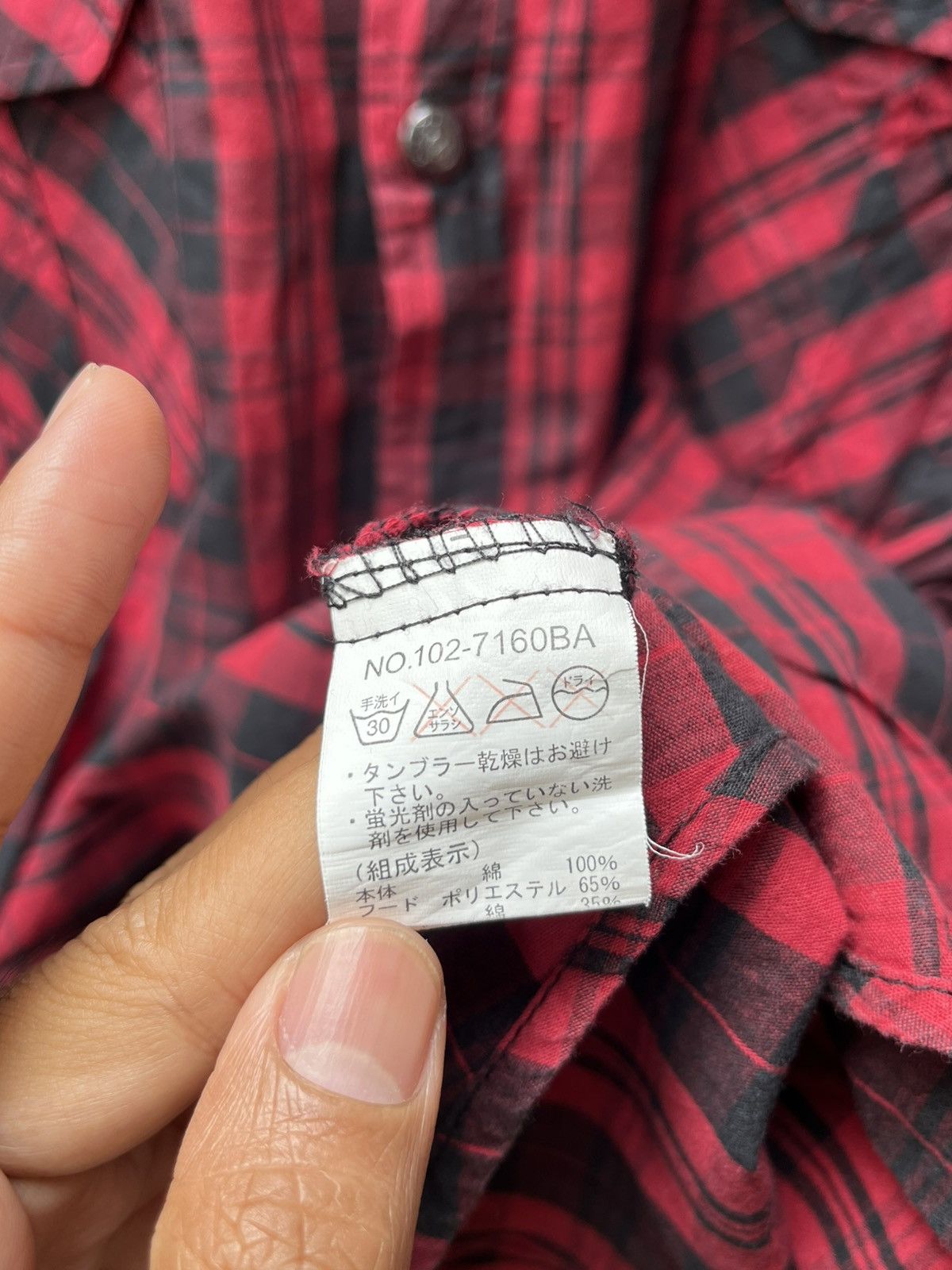 Japanese Brand In the attic homme sho plaid Size US XXL / EU 58 / 5 - 6 Thumbnail