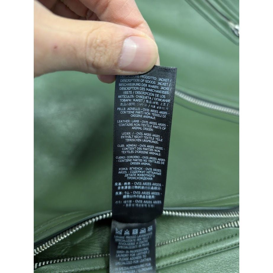 Tom Ford o1rshd1 Leather Jacket in Green Size US M / EU 48-50 / 2 - 18 Thumbnail