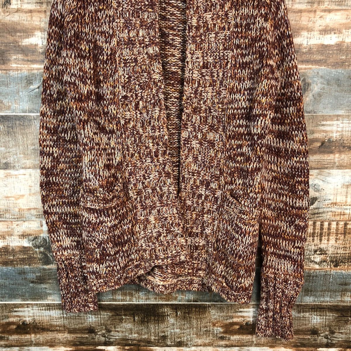 Homespun Knitwear × Japanese Brand Une Red vintage japan Cardigan knitwear #A1340 Size US M / EU 48-50 / 2 - 6 Thumbnail