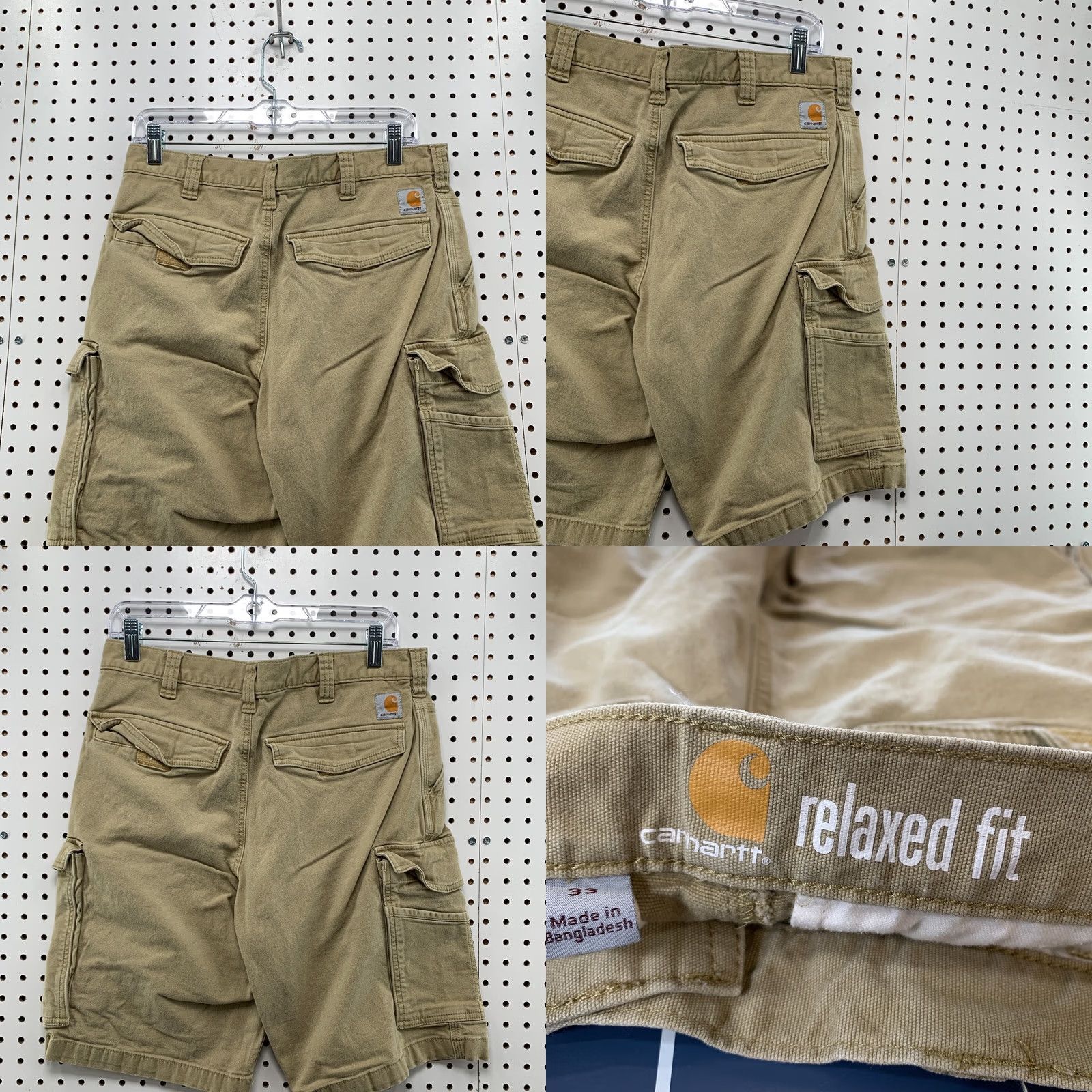 Carhartt Carhartt Canvas Cargo Utility Shorts Mens Size 32x10 Tan Casual Workwear Size US 32 / EU 48 - 8 Thumbnail