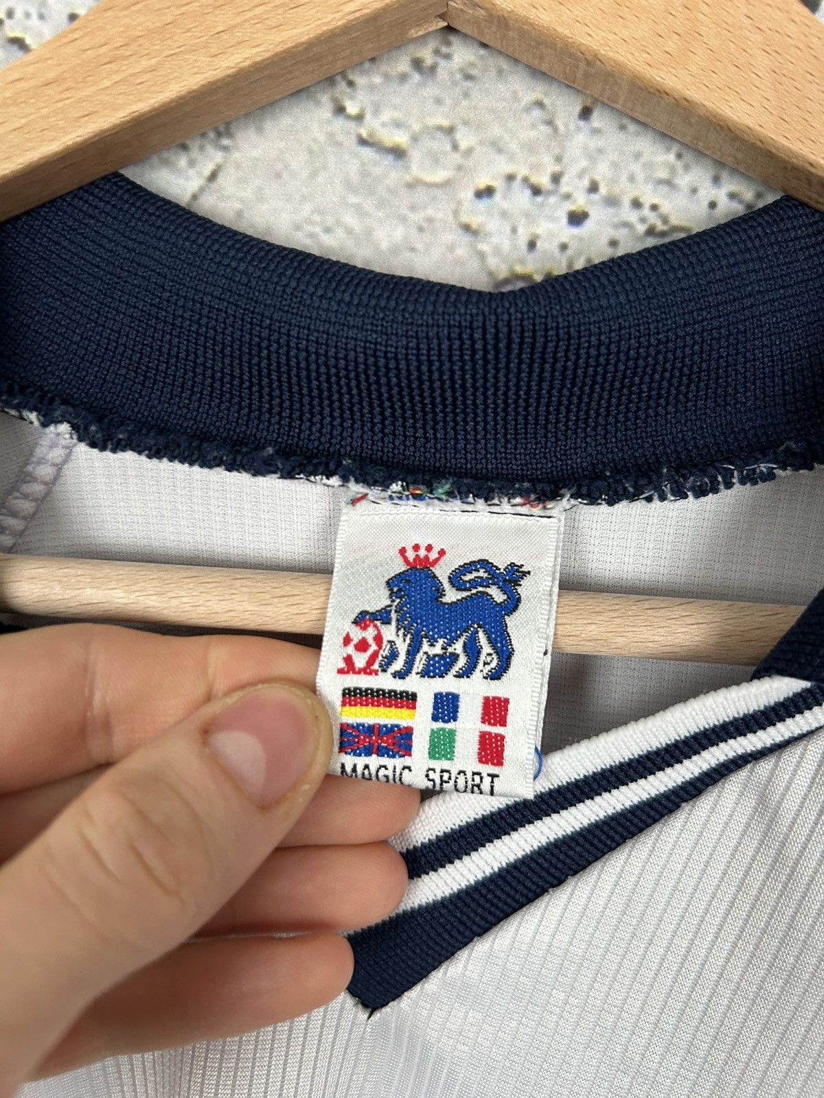 Vintage Vintage Soccer Jersey England World Cup Retro Hype 90s Size US L / EU 52-54 / 3 - 4 Thumbnail