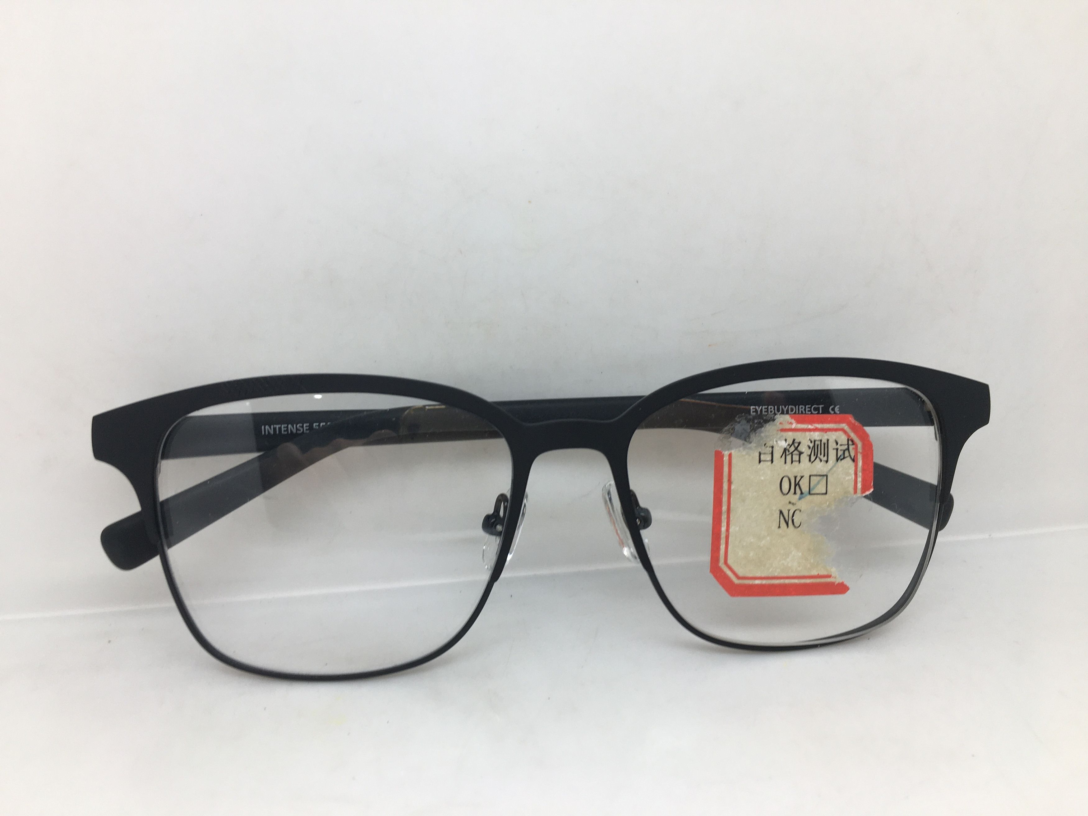 Other Eyebuydirect intense Matte Black Square Eyeglasses Frame Size ONE SIZE - 8 Thumbnail