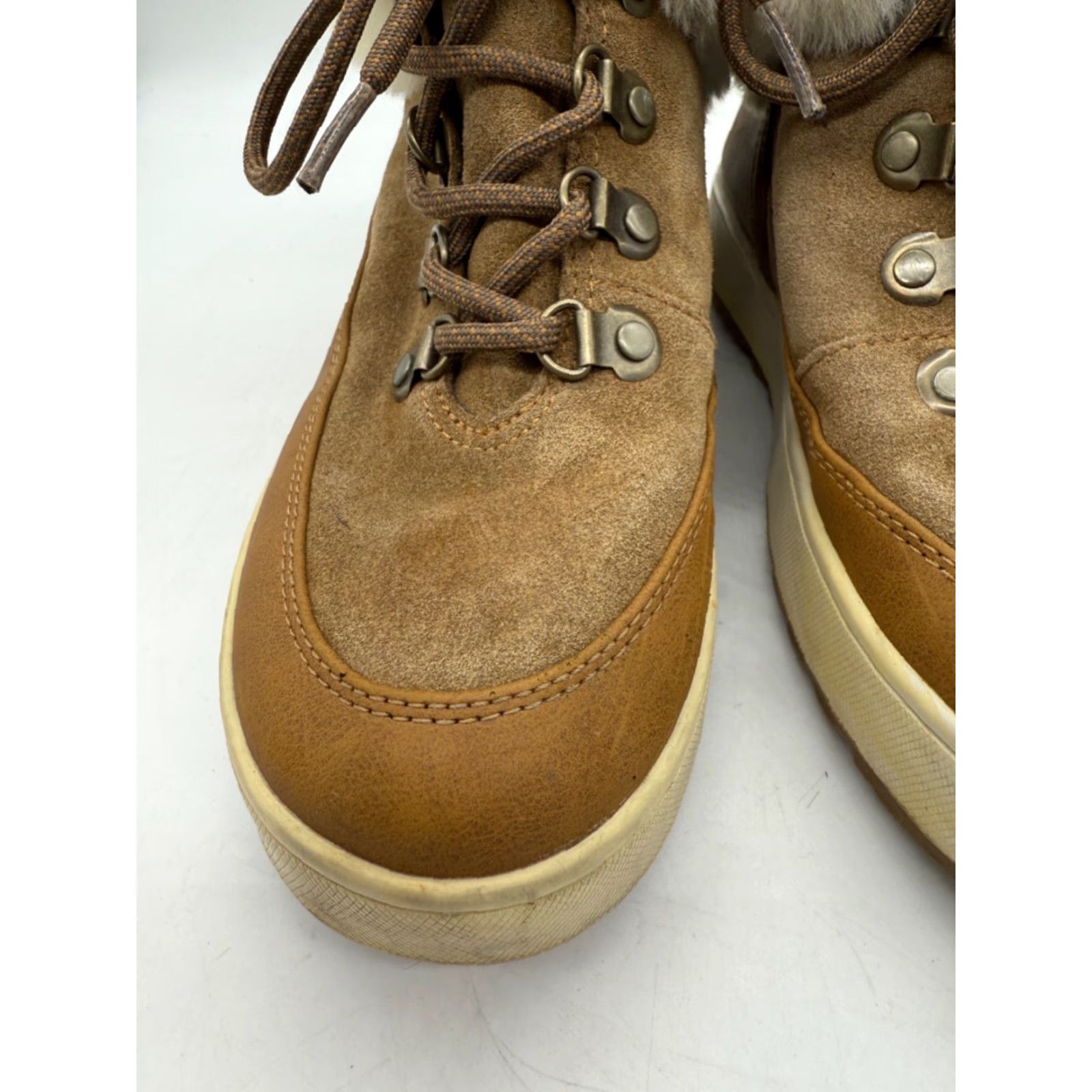 Vintage Kookaburra by Ugg Womens Tynlee Waterproof Suede Ankle Boots Size 6 Brown Size US 6 / IT 36 - 3 Thumbnail