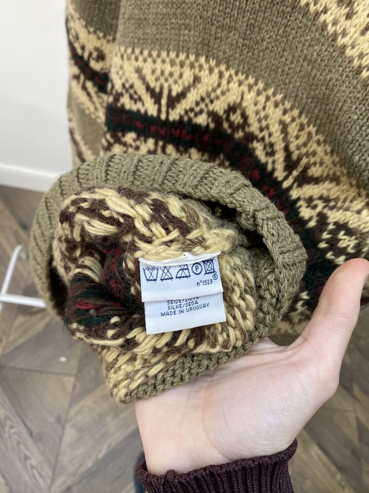 Polo Ralph Lauren Vintage Polo Ralph Lauren Hand Knit Wool Blend Sweater Size US XXL / EU 58 / 5 - 7 Thumbnail
