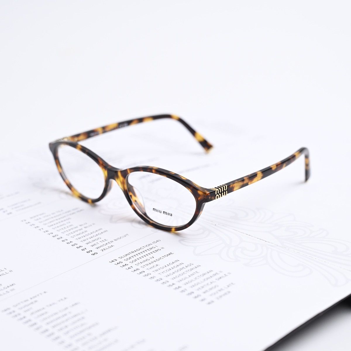 Miu Miu MIU MIU 0MU 09XV GLASSES Size ONE SIZE - 1 Thumbnail