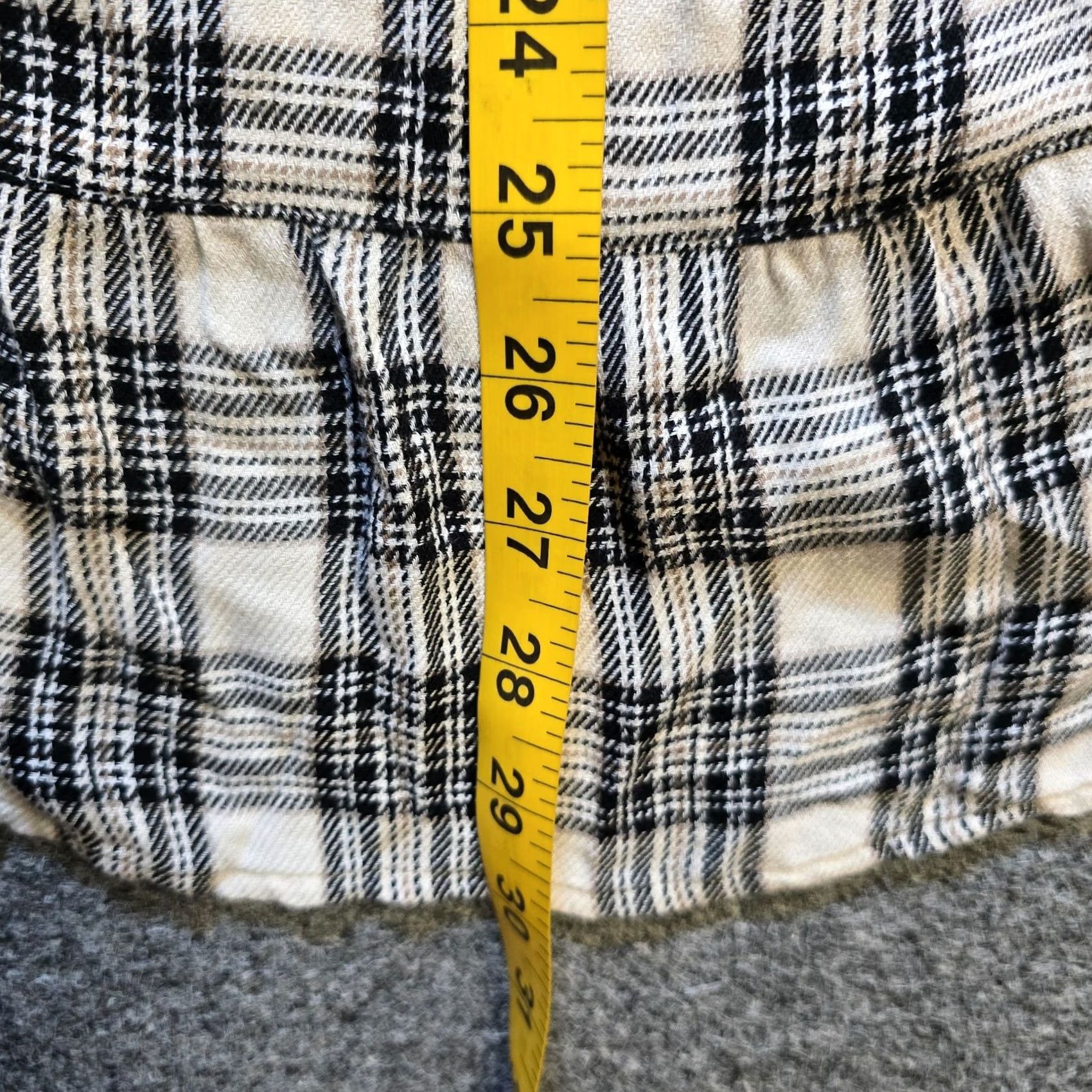 J. Jill J. Jill Top Women Large Black Plaid Flannel Button Up Shirt Classic Casual Career Blouse Size L / US 10 / IT 46 - 6 Thumbnail