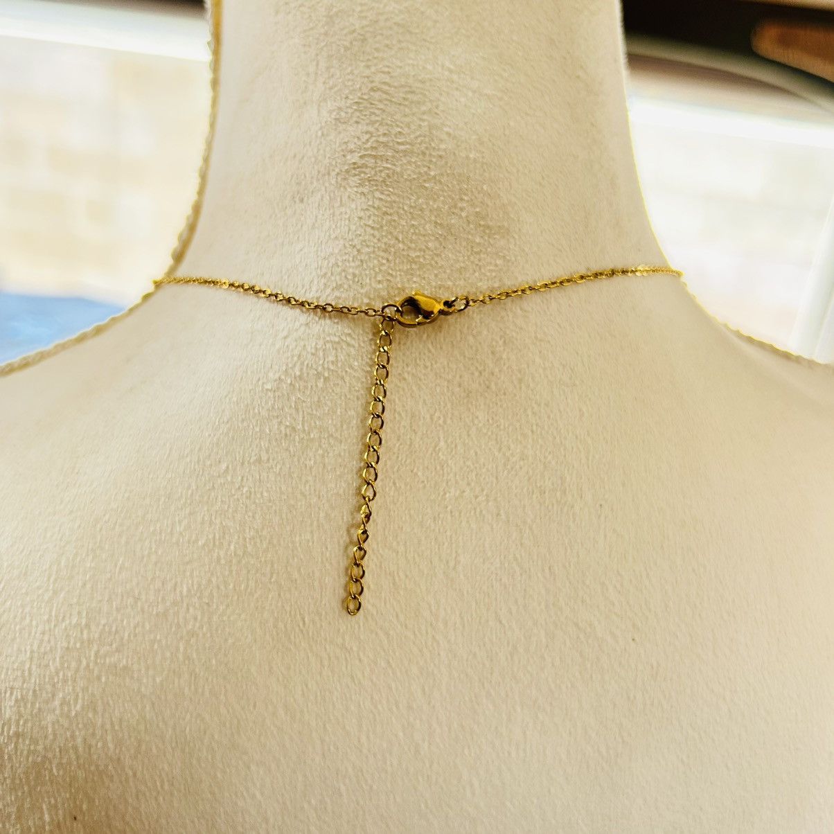 Handmade Handcrafted brass skeleton key pendant on chain necklace Size ONE SIZE - 4 Thumbnail