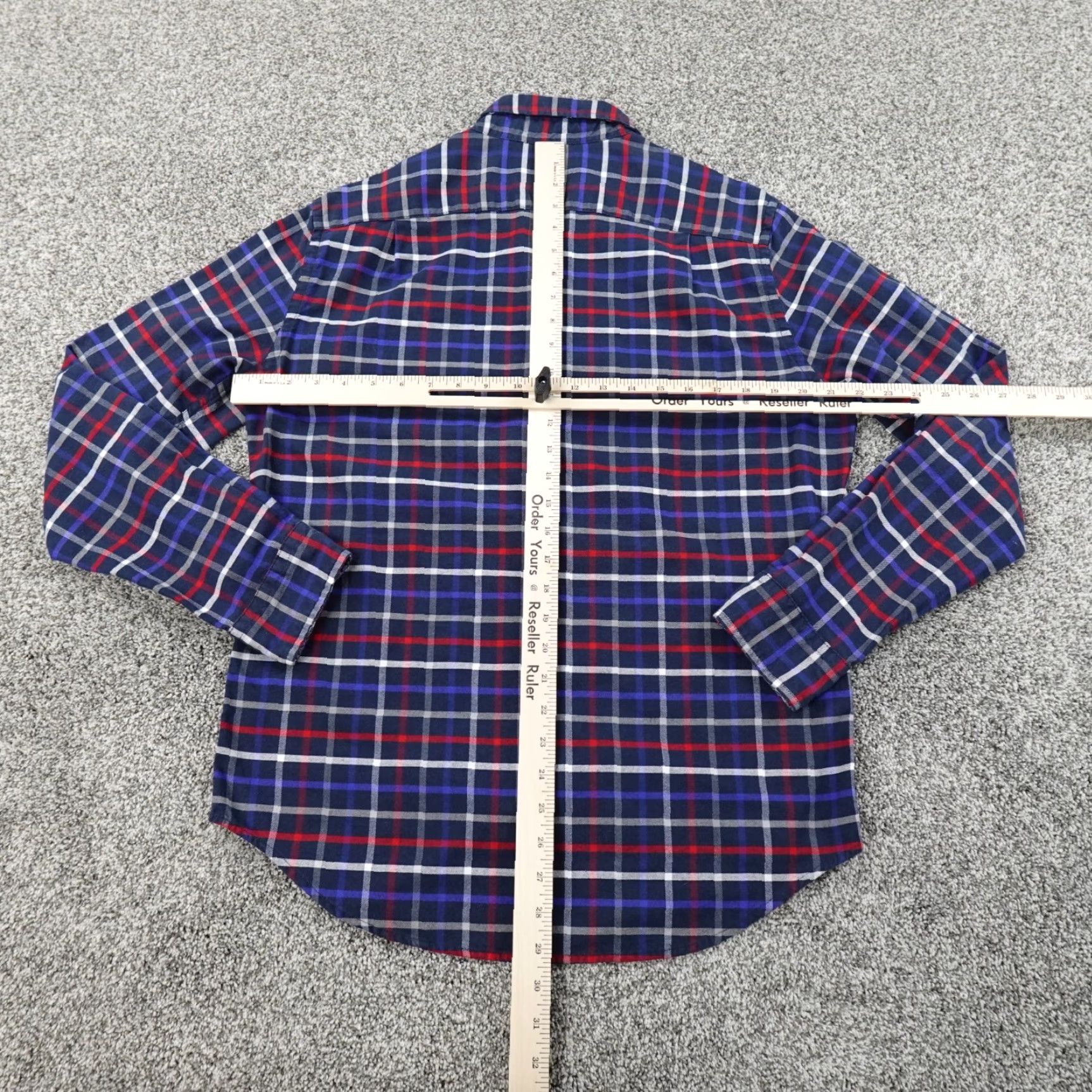 American Eagle Outfitters American Eagle Shirt Mens M Blue Red Long Sleeve Button Up Preppy Casual Cotton Size US M / EU 48-50 / 2 - 6 Thumbnail