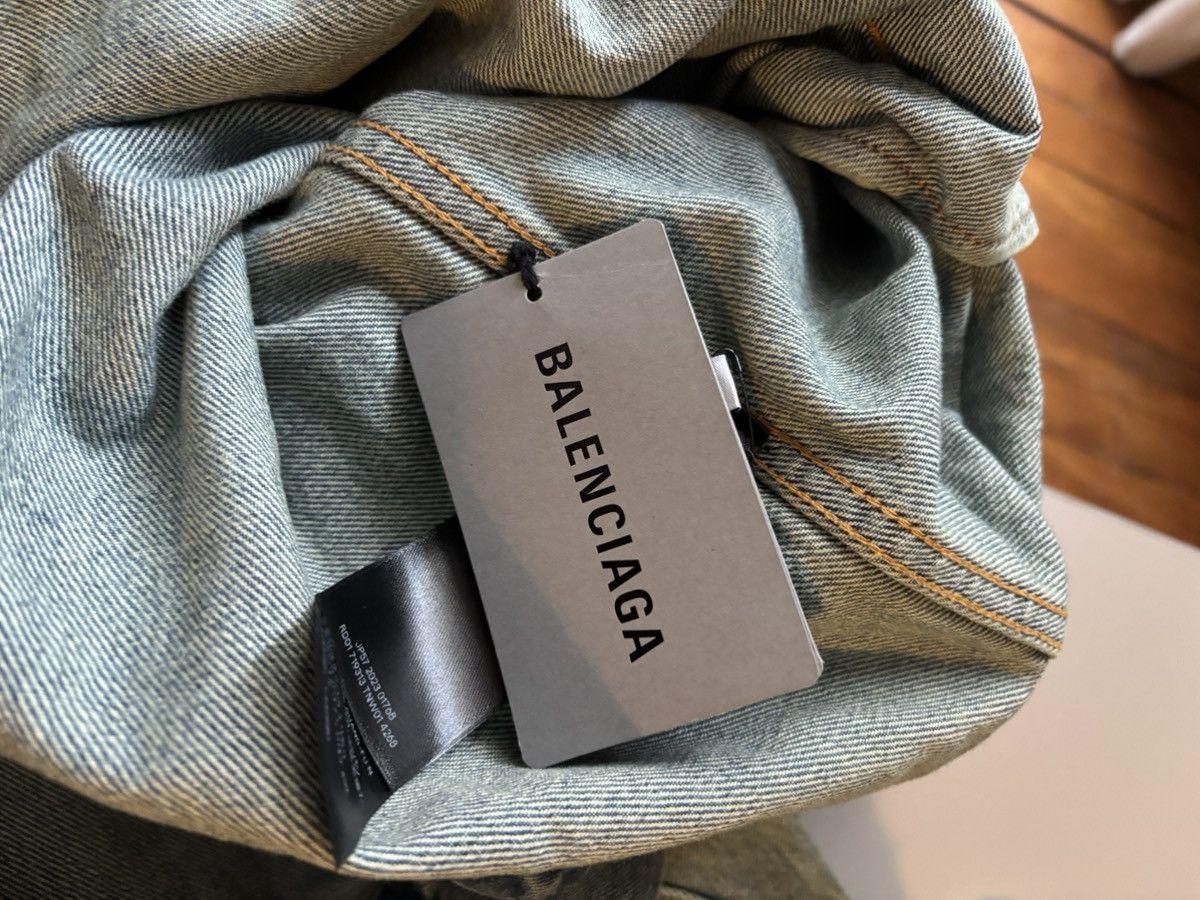 Balenciaga Denim Hoodie Pull-Over Size US S / EU 44-46 / 1 - 11 Thumbnail