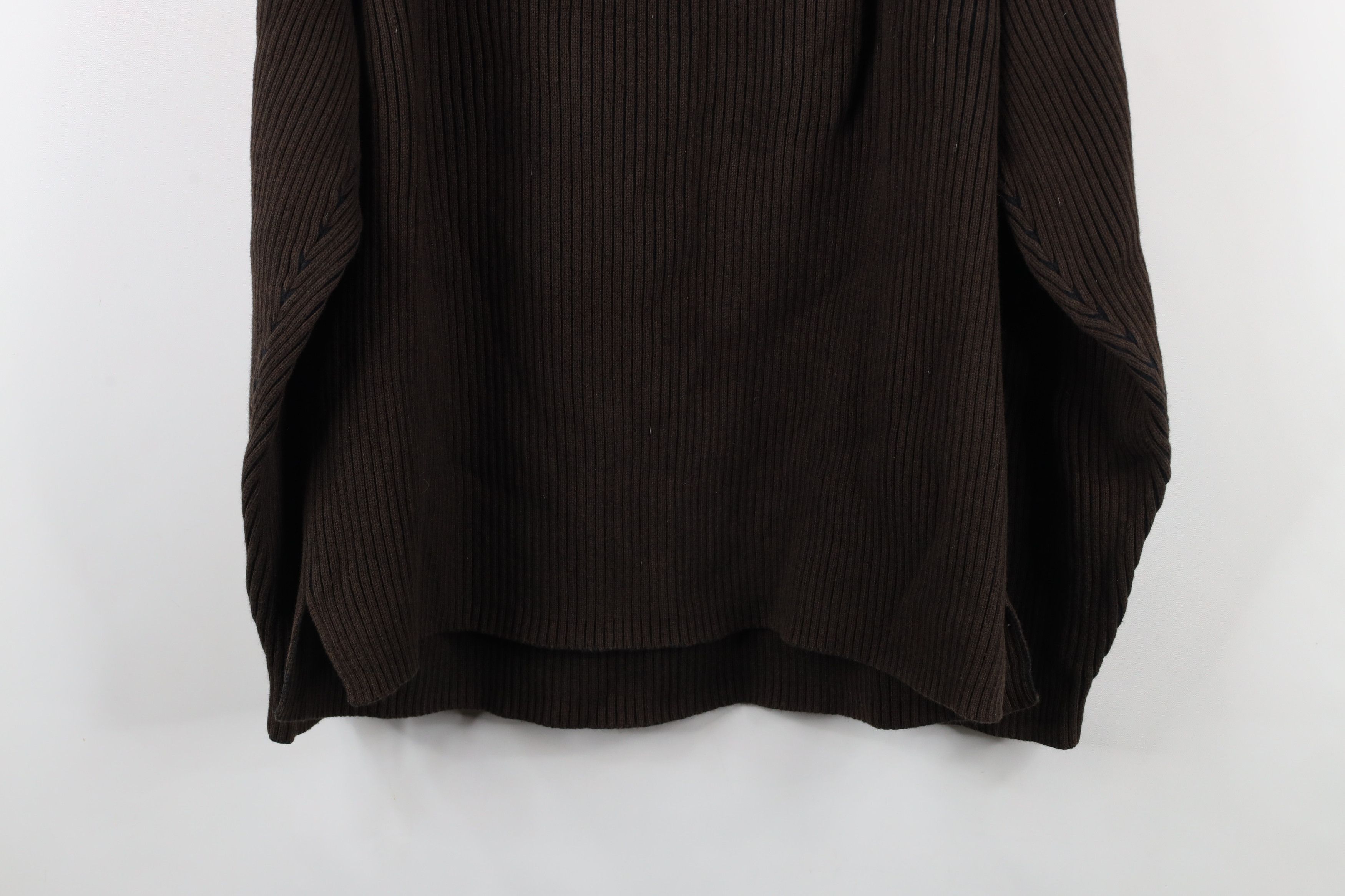 Tommy Bahama × Vintage Vintage Tommy Bahama Wool Blend Ribbed Knit Sweater Brown Size US XL / EU 56 / 4 - 10 Thumbnail