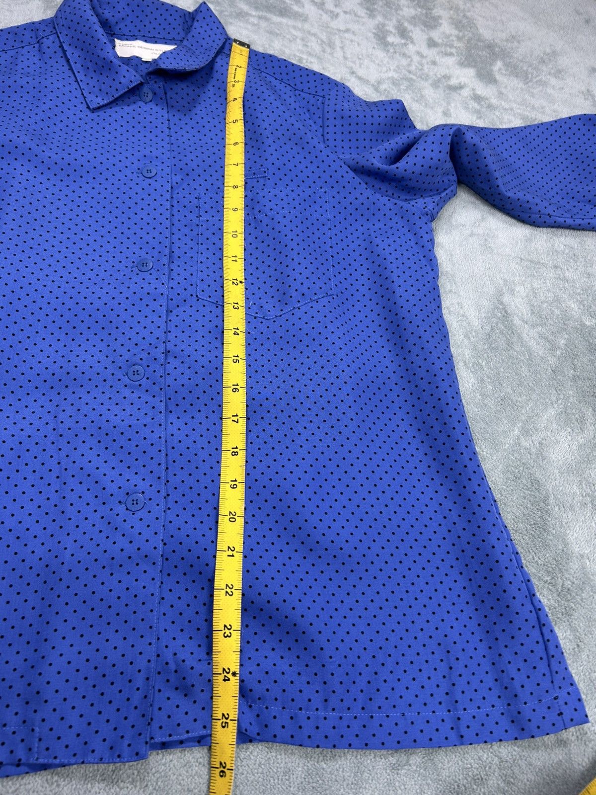 Issey Miyake Vintage 80’s Issey Miyake Blouse Shiseido Polkadot Size L / US 10 / IT 46 - 9 Thumbnail