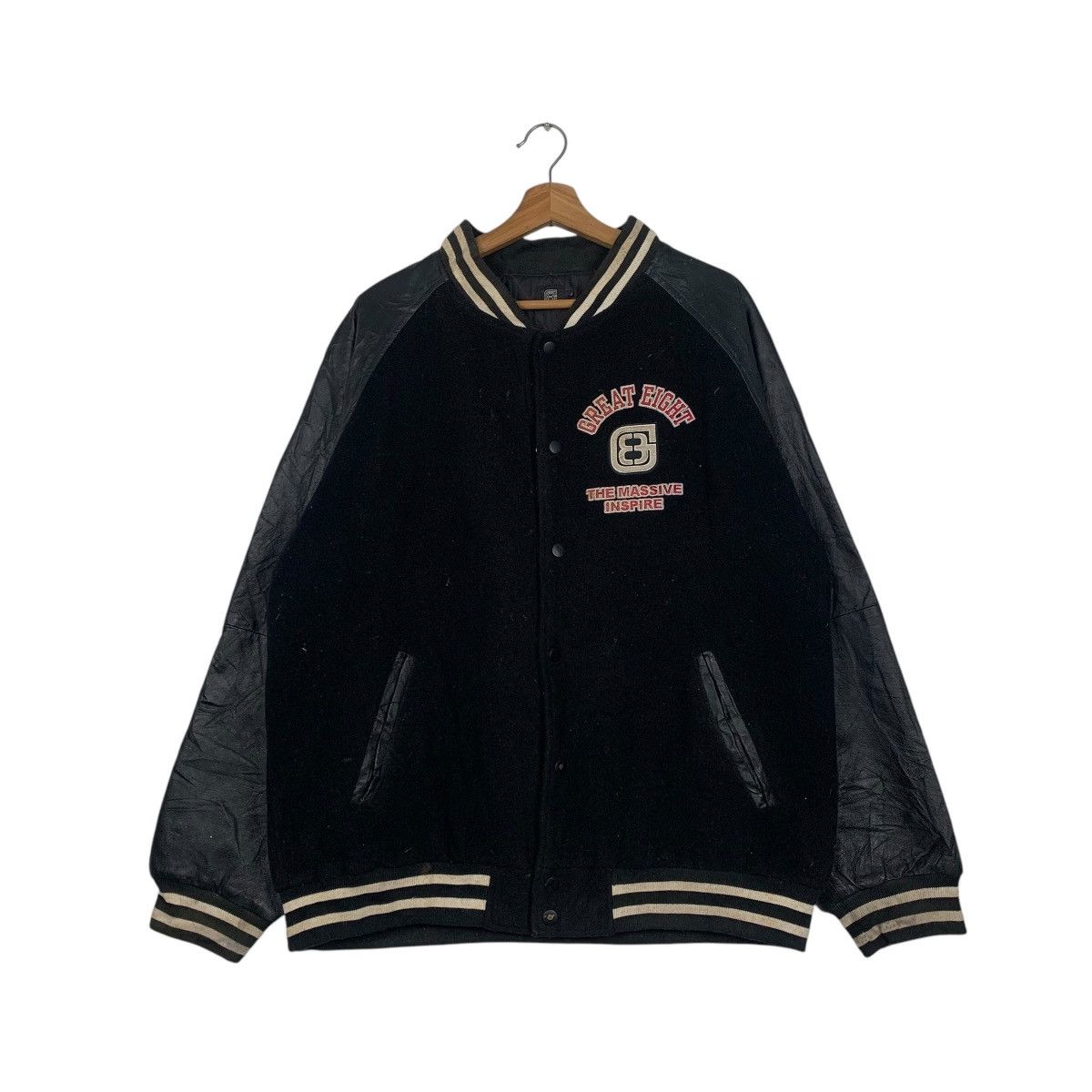 Japanese Brand Japanese Brand Great Eight Varsity Jacket Size US XL / EU 56 / 4 - 1 Thumbnail