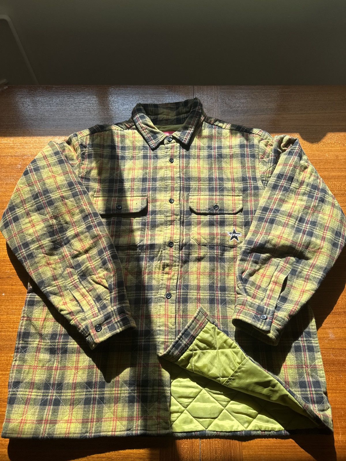 Supreme FW21 SUPREME QUILTED PLAID FLANNEL Size US L / EU 52-54 / 3 - 1 Thumbnail