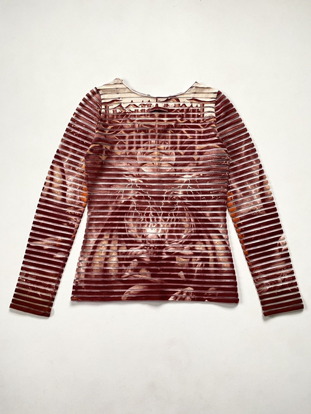 Jean Paul Gaultier 🔥Grail! SS2001 Jean Paul Gaultier Satan Gargoyle Mesh Top Size S / US 4 / IT 40 - 11 Thumbnail