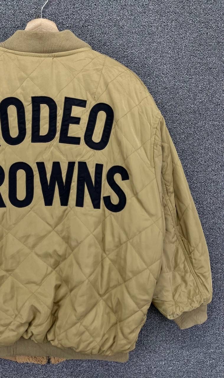 Japanese Brand Vintage Rodeo Crown Spellout Rare Reversible Hooded Jacket Size US L / EU 52-54 / 3 - 4 Thumbnail