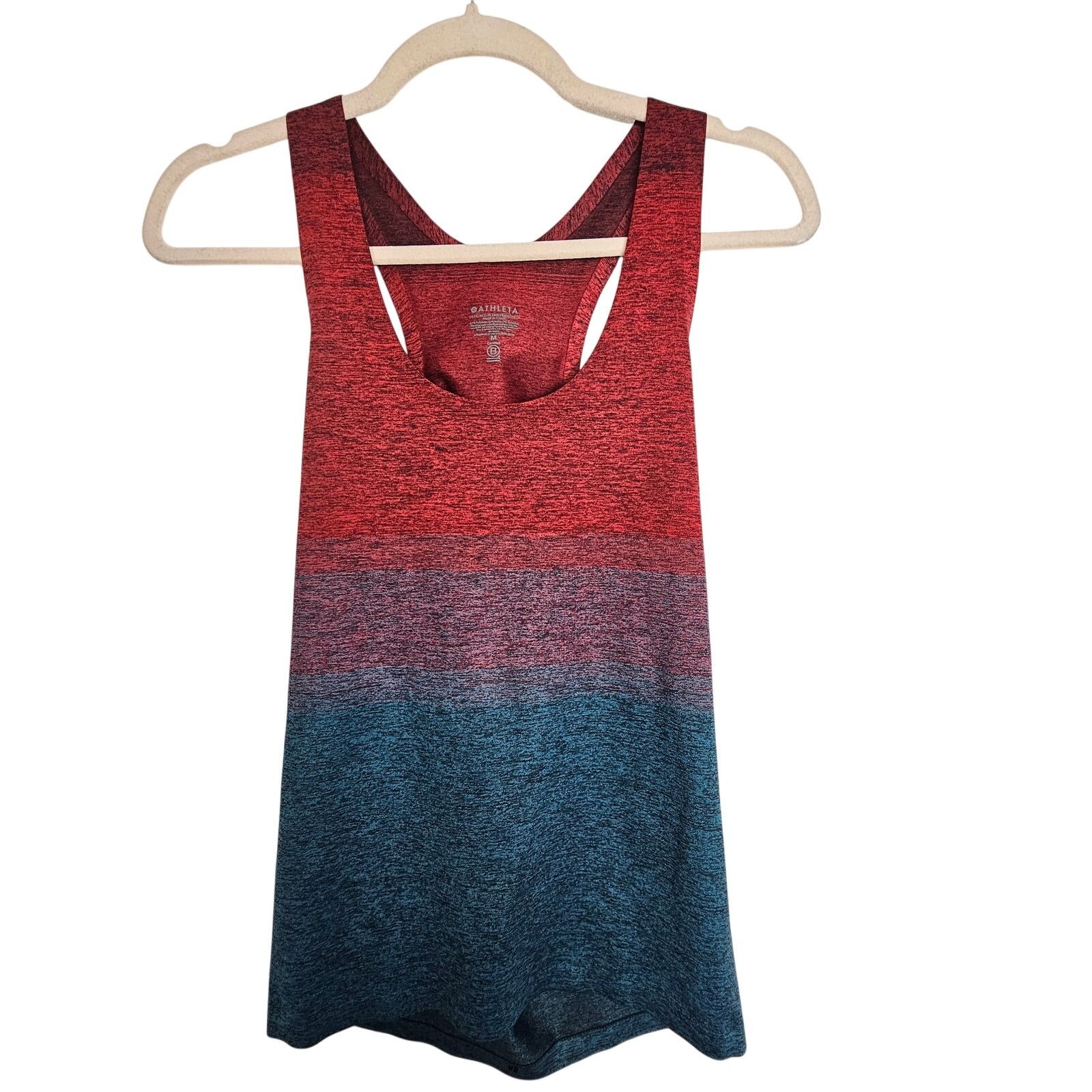 Athleta Athleta Womens Ombre Relay Tank Sz M Yoga Stretch Gym Dance Size M / US 6-8 / IT 42-44 - 1 Thumbnail