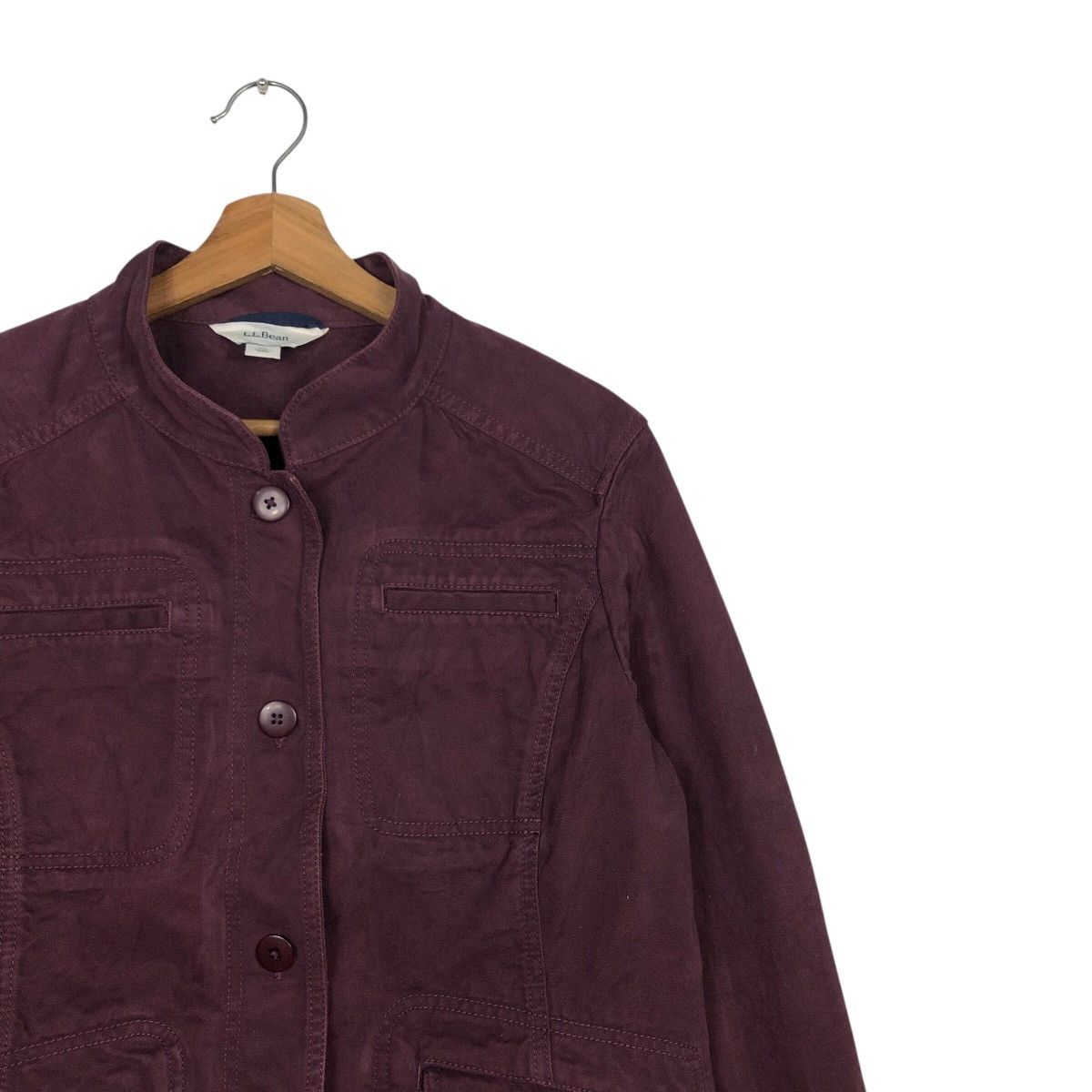 L.L. Bean 📌Rich Purple Chore Work Jacket Duck Canvas L.L.Bean Size US XL / EU 56 / 4 - 8 Thumbnail