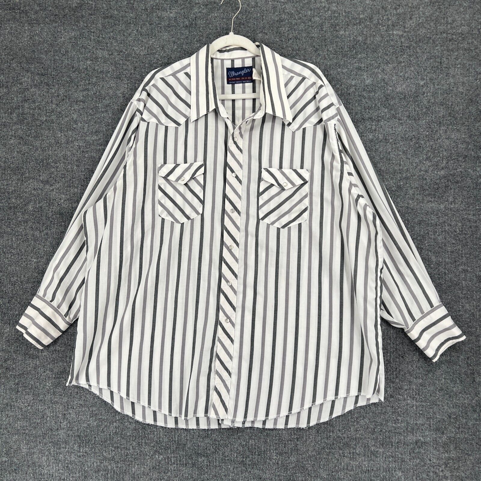 Wrangler VTG Wrangler X-long Tails Western Pearl Snap Shirt Mens XXL Size US XXL / EU 58 / 5 - 1 Thumbnail