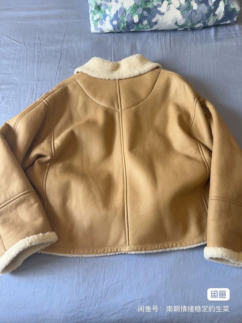 Loewe Loewe Classic fur and leather coat Size XXS / US 00 / IT 34 - 2 Thumbnail