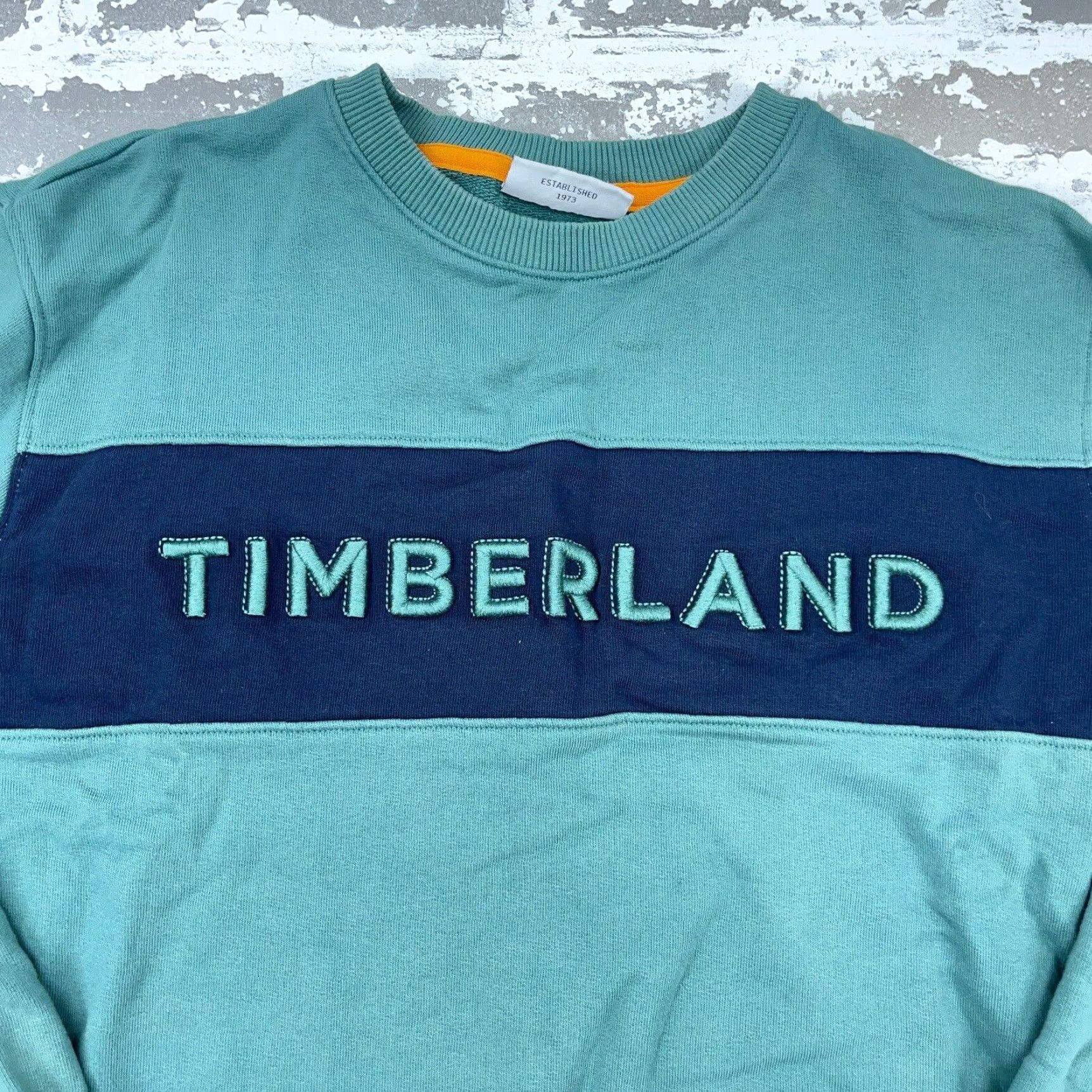 Timberland VINTAGE Timberland Men Sweatshirt S Crew Neck Pullover All Seasons Logo Embroidered Green Size US S / EU 44-46 / 1 - 2 Thumbnail