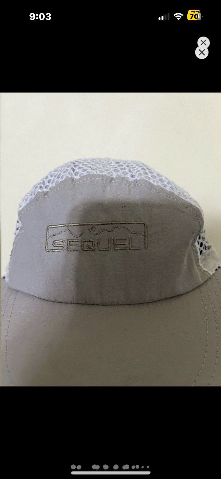 Vintage ***FINAL DROP***RARE 00s SEQUEL DURANGO OUTDOOR SUN CAP O/S Size ONE SIZE - 2 Thumbnail