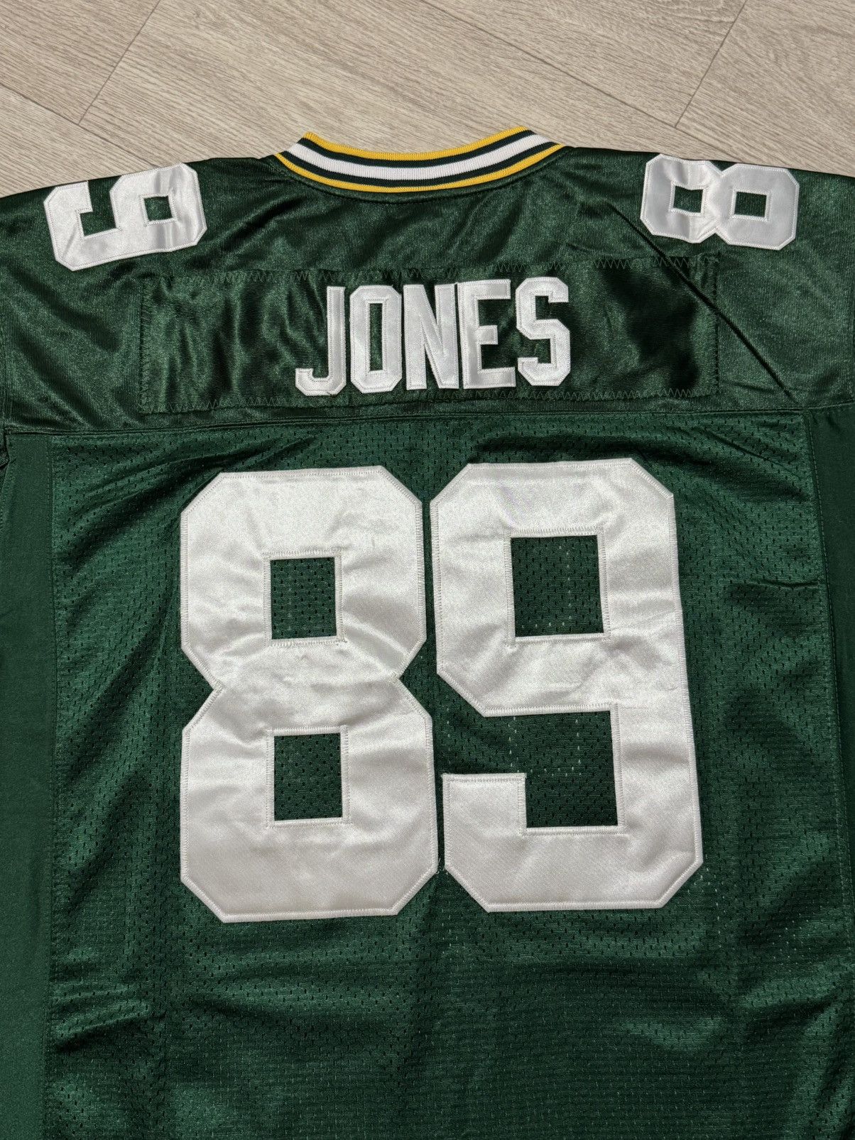 NFL Vintage Reebok Green Bay Packers James Jones #89 NFL Jersey Size US L / EU 52-54 / 3 - 6 Thumbnail