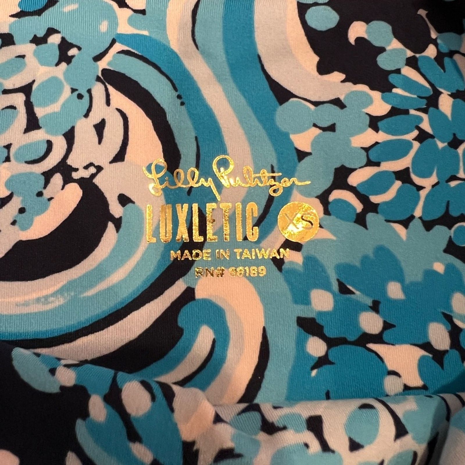 Lilly Pulitzer Lilly Pulitzer Luxletic South Beach Bike Shorts in Mermazing Size 26" / US 2 / IT 38 - 6 Thumbnail