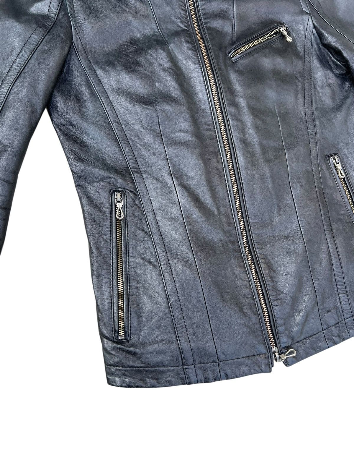 Schlussel Schlussel Japan Patina Sheepskin Leather Jacket Size US S / EU 44-46 / 1 - 7 Thumbnail